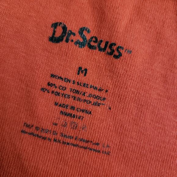 Dr. Seuss The Grinch PJ Set Women's Medium for Christmas Morning Naughty Nice - Picture 4 of 12